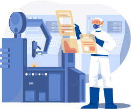 In-house designed equipment Product supply capacity