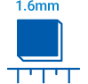 1.6mm size tuning fork type crystal unit Cumulative shipments 1.8 billion Units